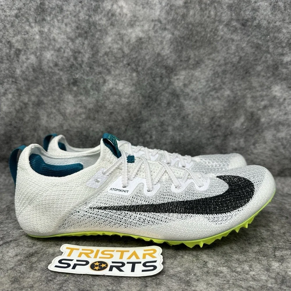 Nike Zoom Superfly Elite 2 Track Shoes Mens Size 6.5 White Green FZ9662-100